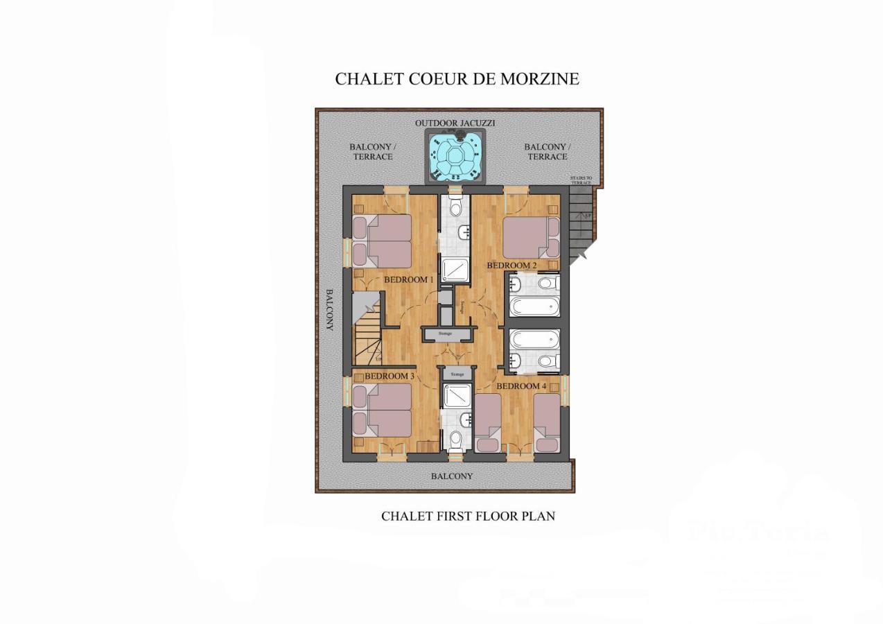 Simply Morzine - Chalet Coeur De 莫尔济讷 外观 照片